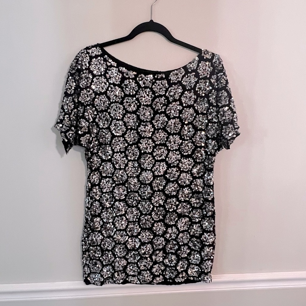 Alexia Admor sequin shift mini dress